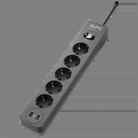Prelungitor electric APC Essential SurgeArrest PME5U2B-RS, 5 Prize, 1 ...
