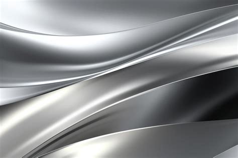 Premium Ai Image Mysterious Silver Shimmer An Abstract Metallic