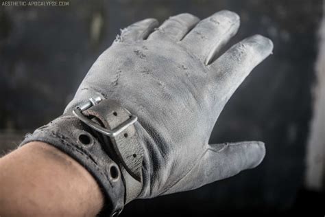 Post Apocalyptic Leather Gloves Punk Gothic Wasteland Mad Max