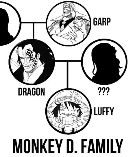 One Piece D Family Tree Monkey D Luffy Family Tree #onepiece