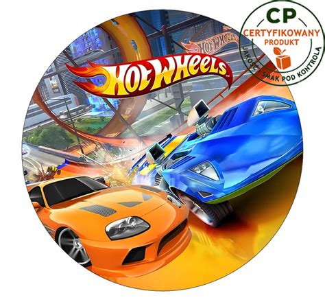 Opłatek na tort Hot Wheels Arena pl
