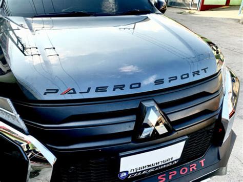 Ralliart Pajero Sport Hood D Acrylic Logo Emblem Badge Letter For