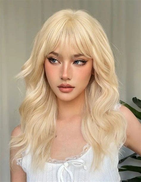 Hairstyle S For Women Long Blonde Wig Long Hair With Bangs Womens