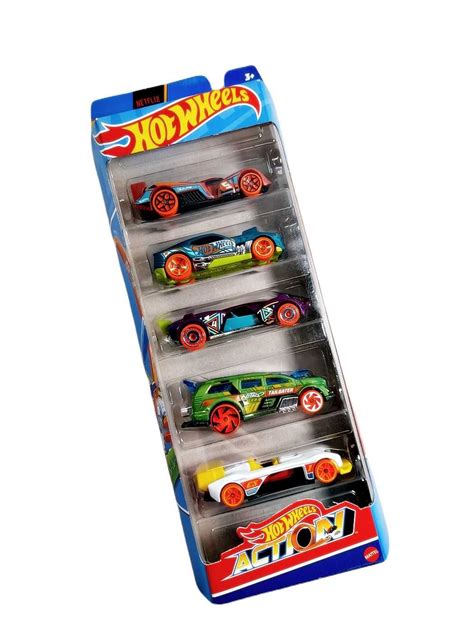 Samochodzik Autka Dla Dzieci Hot Wheels Action Szt Super Zestaw Strzelce Kraje Skie Olx Pl