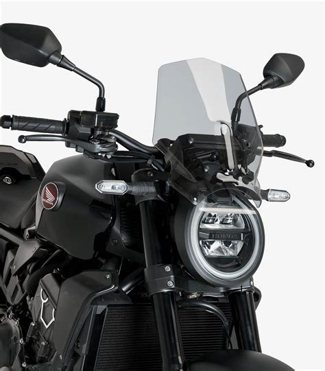 Honda Cb R Puig Naked New Generation Sport Smoked Windshield H