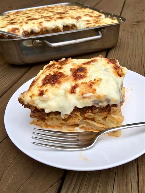 Authentic Pastitsio Greek Lasagna Recipe