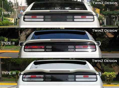 Twinz Design Z32 Rear Wing Spoiler Type 1 2 And 3 Z1 Motorsports