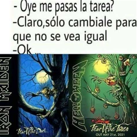 Pin de Rmr Ramírez en rock n good m Memes de rock Humor de la