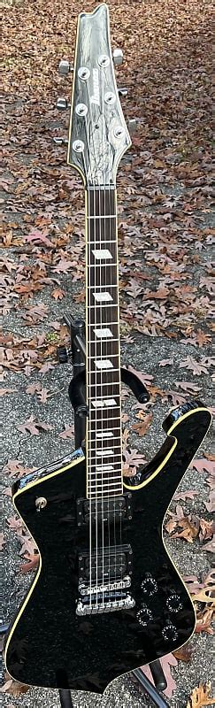 2006 Ibanez Ic400 Iceman Electric Guitar Black Ic 400 Reverb