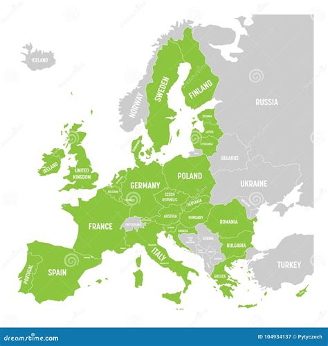 Cartina Unione Europea