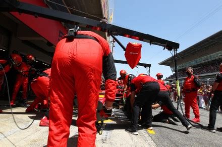 Scuderia Ferrari Pit Stop Training Editorial Stock Photo Stock Image