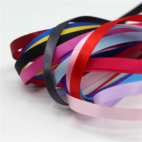 Colors Available To Mm Wide Polyester Satin Ribbon