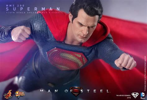 Man Of Steel Hot Toys Superman Collectible Action Figure Geektyrant