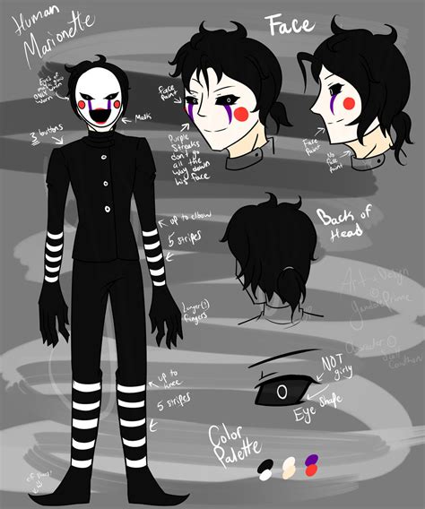 Fnaf Humanmarionette Reference By Yandereprime On Deviantart
