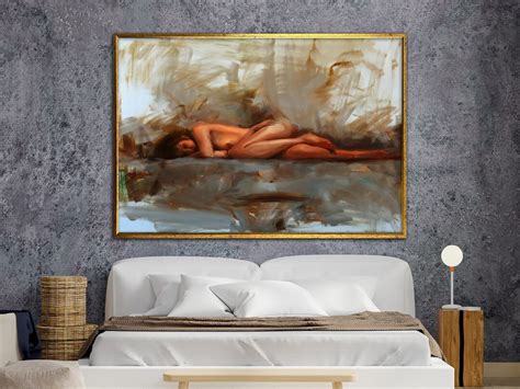 Body Wall Art Woman Body Naked Wall Decor Nude Female Wall Art Above Bed Wall Decor Canvas