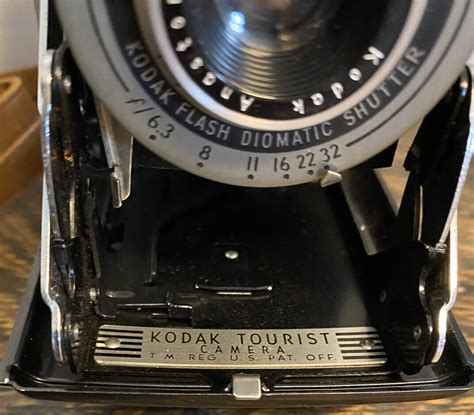 Vintage Kodak Tourist Camera Flash Kodamatic Shutter 105mm F6 3 Lens