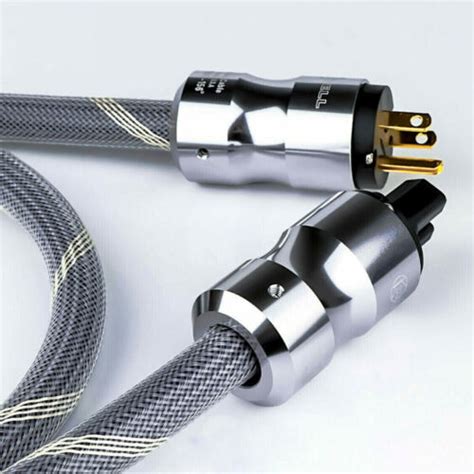 Audiophile Audio Cable OFC HiFi Power Cable US EU Schuko AC Main Supply