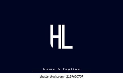 Alphabet Letters Initials Monogram Logo Hl Stock Vector Royalty Free