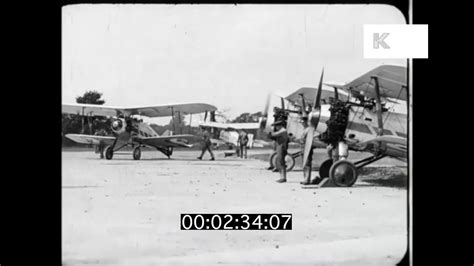 1920s UK RAF Fighter Planes, Mosquito, HD from 35mm | Kinolibrary - YouTube