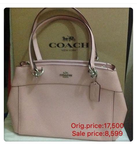 Coach pink bag on Carousell