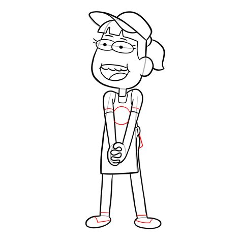 How to draw Gloria Sato (Big City Greens) - SketchOk