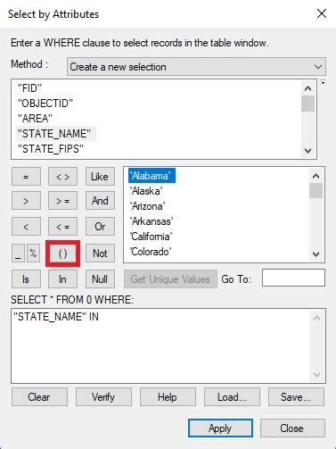 How To Select Multiple Values Using Select By Attributes