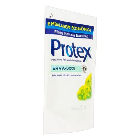 Sabonete L Quido Antibacteriano Erva Doce Protex Sach Ml Sonda