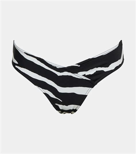 Stella McCartney Zebra Print Bikini Bottoms Stella McCartney