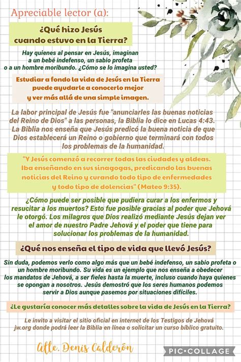 Los milagros de Jesús en la Tierra