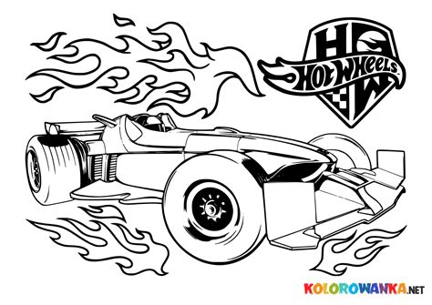 Kolorowanki Hot Wheels Kolorowanka Net