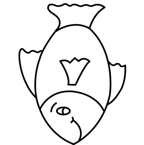 Fish Template Fish Template Fish Coloring Page Fish Outline