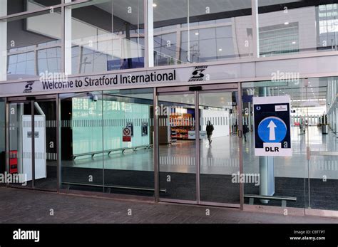 Entrance to Stratford International Station, Stratford, London, England, UK Stock Photo - Alamy