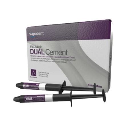 Kit Cimento Universal Dual Cement Vigodent Espaço Saúde Material