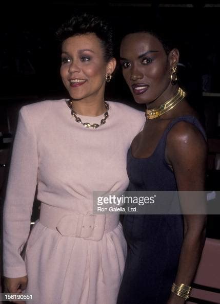 News Anchor Sue Simmons And Grace Jones Attend The Birthday Party For