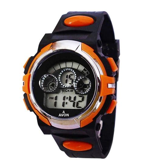 A Avon Sports Digital Black Dial Watch 1001202 Price In India Buy A