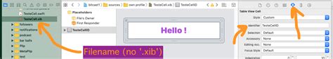 Ios How Do You Make And Use An Xib File For A Table View Cell Rather