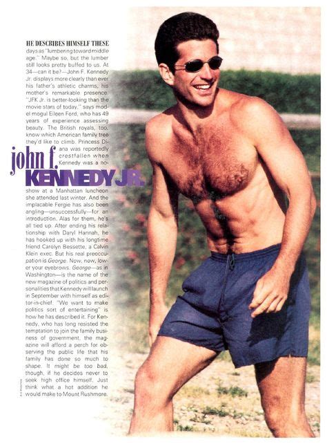 Jfk Jr Shirtless John F Kennedy Jr Kennedy Jr John Kennedy Jr Jfk Jr