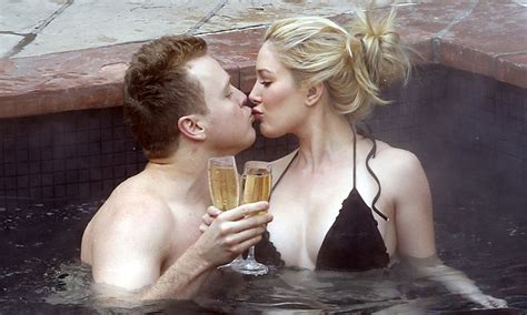 Heidi Montag Slips Into A Bikini To Toast The New Year With Husband Spencer Pratt Daily Mail