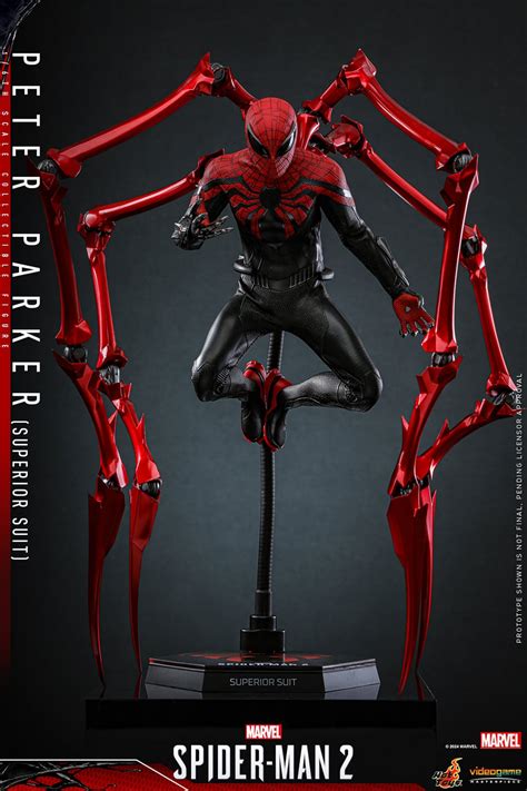 Hot Toys Peter Parker Superior Suit Sixth Scale Figure Spider Man Limited Collectible Comic