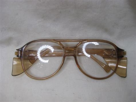 As Is Vintage 5 3 4 Z87 Ao Safety Glasses Side Panel Shield Glasses Frames Ebay