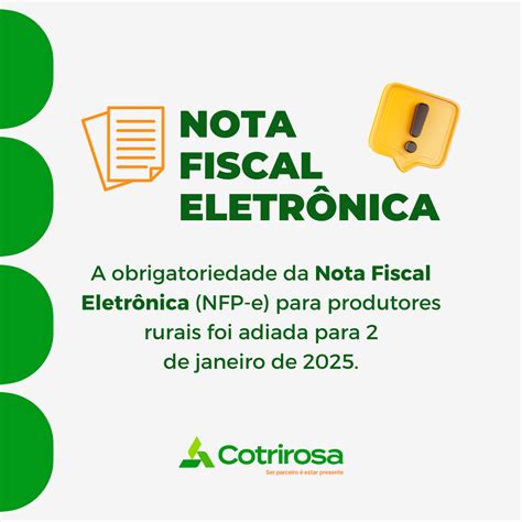 Ades O Obrigat Ria De Produtores Rurais Nota Fiscal Eletr Nica