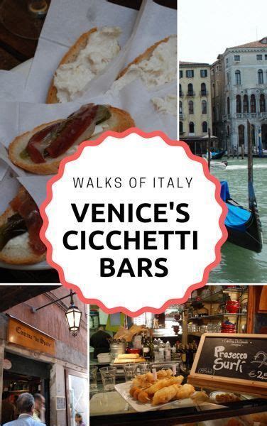 The Best Restaurants In Venice Are The Cicchetti Bars Venice Italy