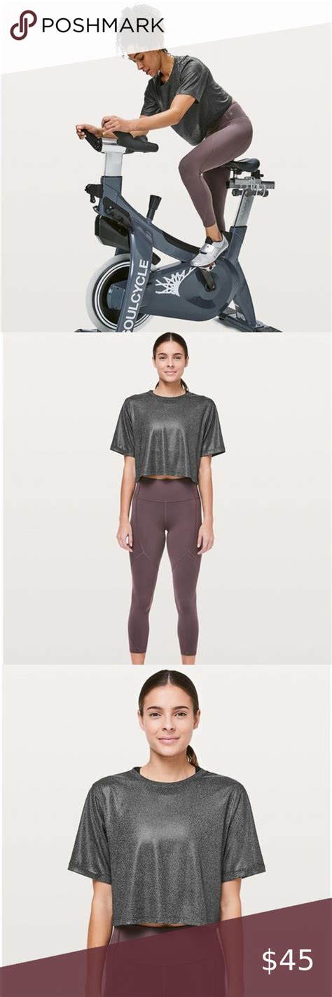 Lululemon To The Beat Tee Lululemon X Soulcycle Black Short Sleeve