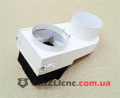 Насадка на шпиндель, аспирация для ЧПУ D100мм - труба D100мм