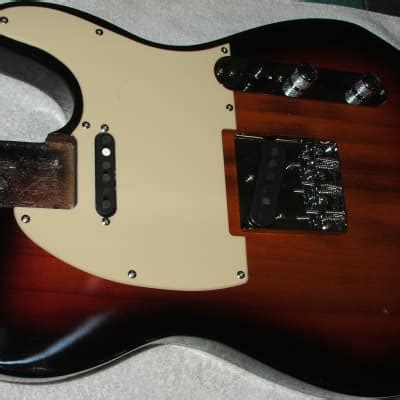 Tobacco Burst Loaded Tele Body Upgraded Big Pole Artec Reverb