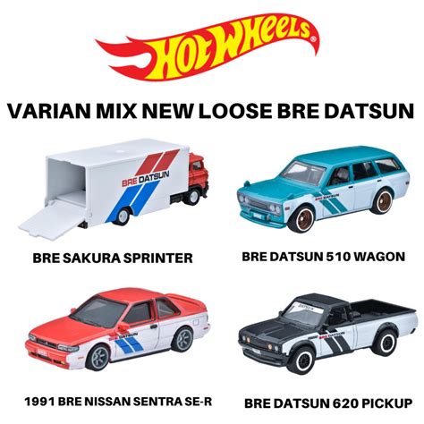 Jual Hot Wheels Premium New Loose Mix Bre Datsun Sentra Se R Wagon Shopee Indonesia