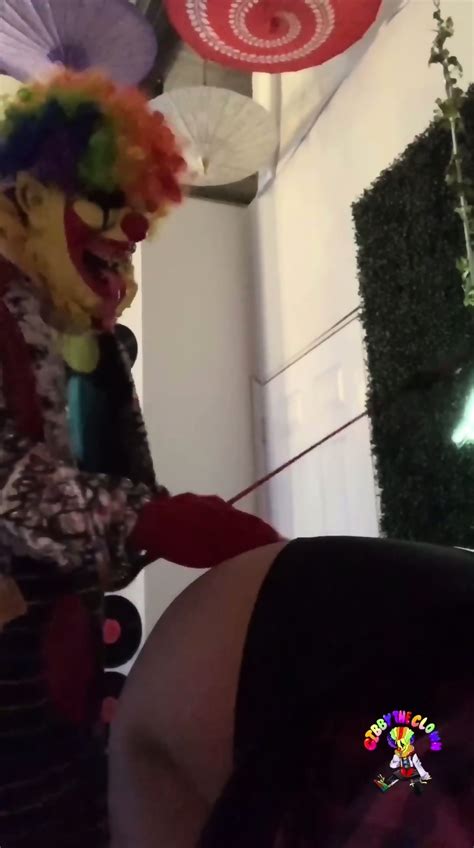 Sexy Ass BBW Slut Takes Big Clown Dick