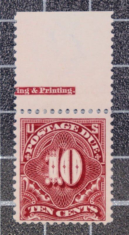 Scott J42 10 Cents Postage Due OG MH Nice Stamp PF Cert SCV 110