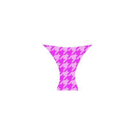 Houndstooth Pink Custom Bikini Swimsuit ID D