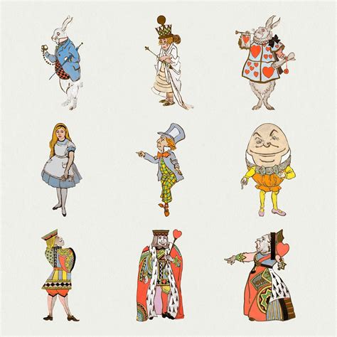 premium psd image  alices adventures  wonderland psd